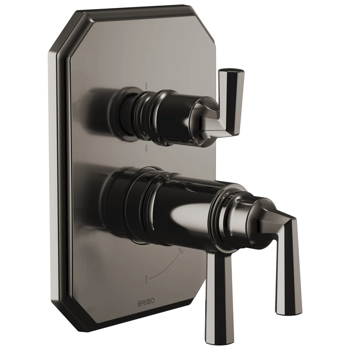 Brizo Beauclere T75665 TempAssure Thermostatic Valve with Integrated 6-Function Diverter Trim