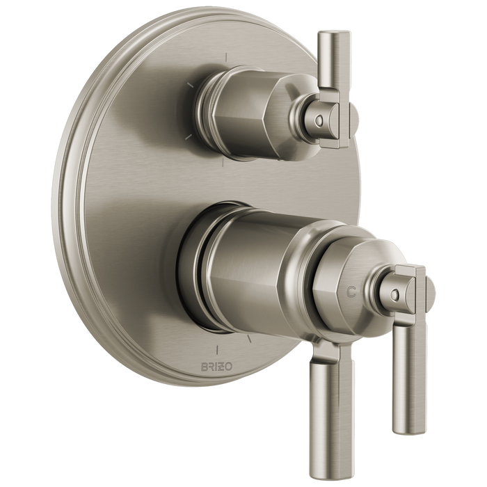 Tempassure Thermostatic Valve With Integrated 6-Function Diverter Trim