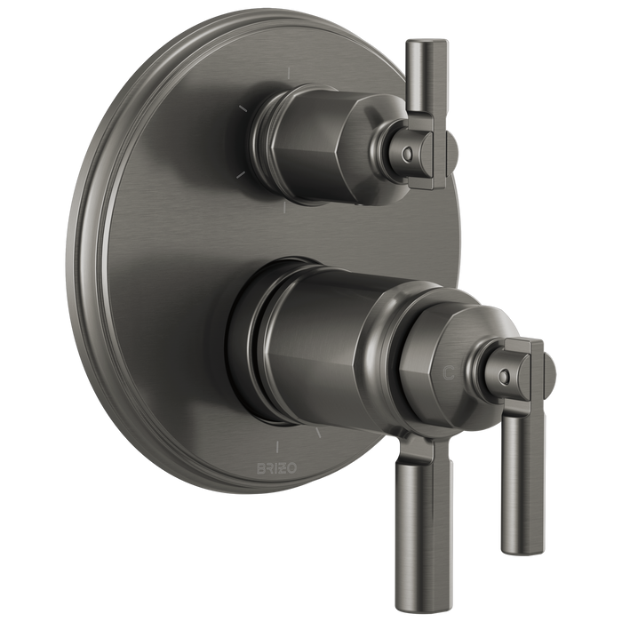 Tempassure Thermostatic Valve With Integrated 6-Function Diverter Trim