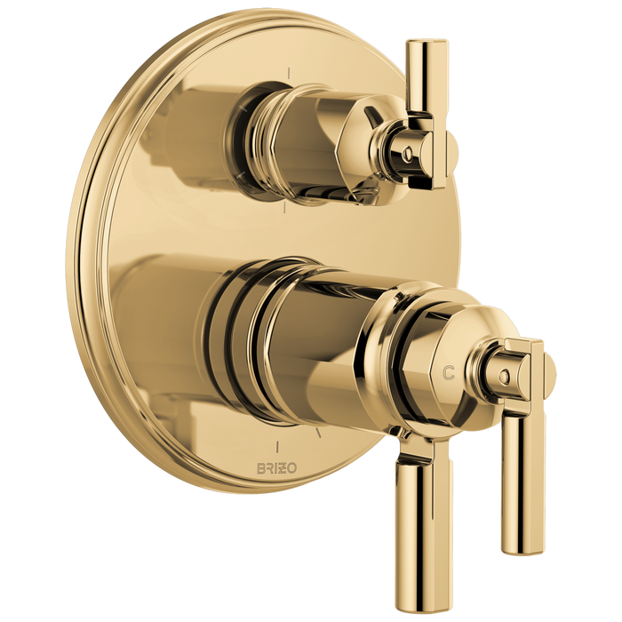 Tempassure Thermostatic Valve With Integrated 6-Function Diverter Trim