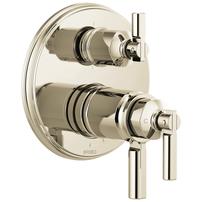 Tempassure Thermostatic Valve With Integrated 6-Function Diverter Trim