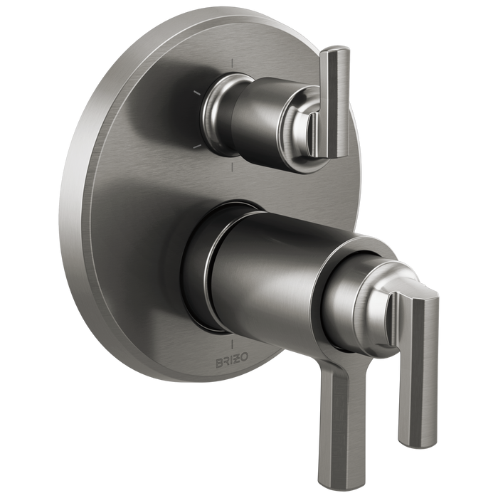 Tempassure Thermostatic Valve With Integrated 6-Function Diverter Trim