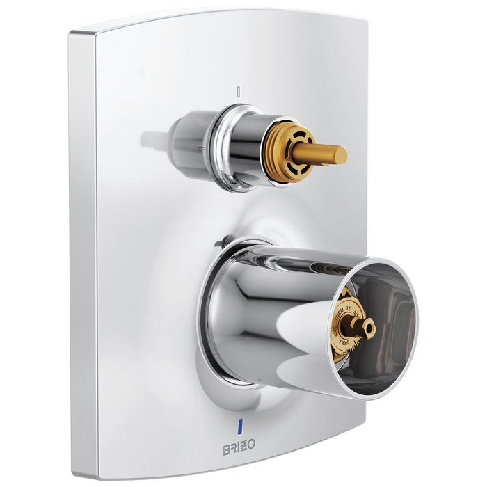 Pressure Balance Valve with Integrated 3-Function Diverter Trim - Less Handles