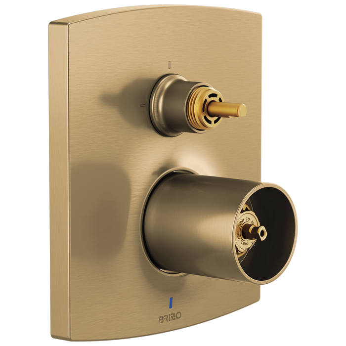 Pressure Balance Valve with Integrated 3-Function Diverter Trim - Less Handles