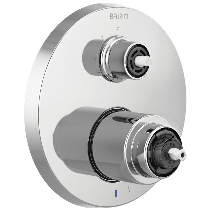 Pressure Balance Valve with Integrated 3-Function Diverter Trim - Less Handles