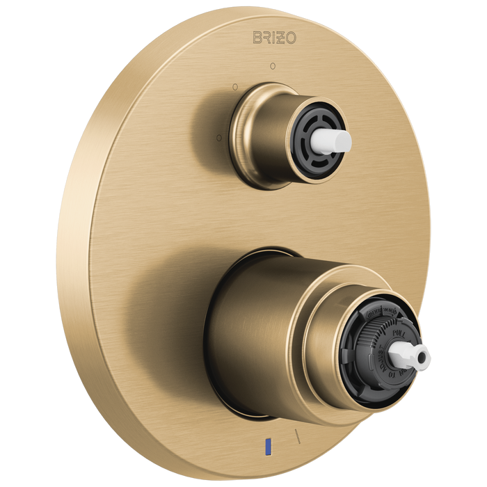 Pressure Balance Valve with Integrated 3-Function Diverter Trim - Less Handles