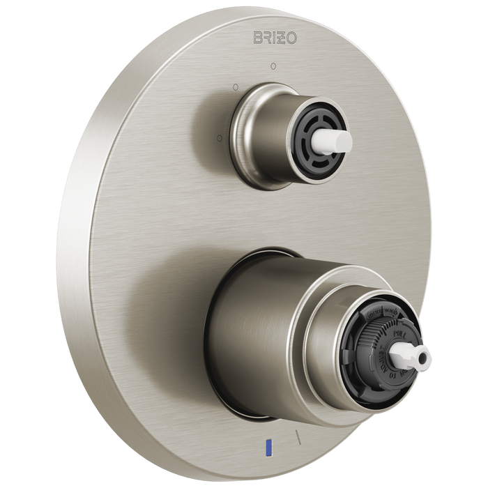 Pressure Balance Valve with Integrated 3-Function Diverter Trim - Less Handles