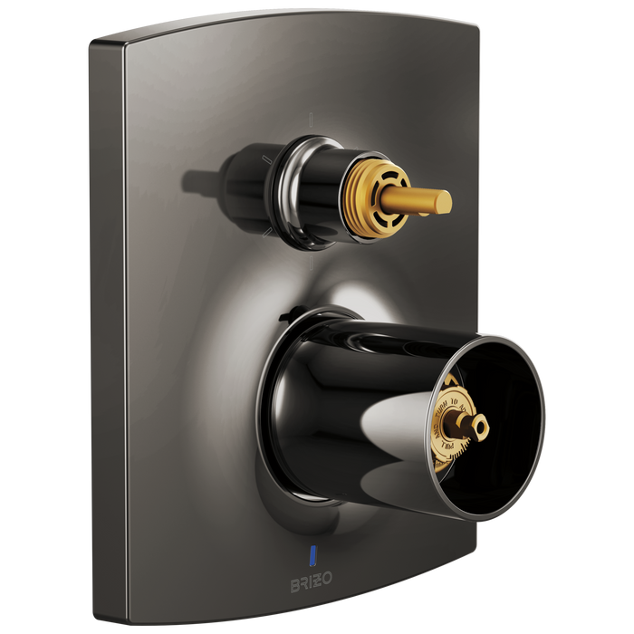 Pressure Balance Valve with Integrated 6-Function Diverter Trim - Less Handles