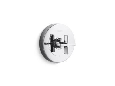 Kallista One Pb Shower Trim W/O Divrt, Cross Hdl
