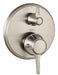 hansgrohe Ecostat Classic Thermostatic Trim with Volume Control, Round