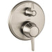 hansgrohe Ecostat Classic Pressure Balance Trim with Diverter, Round