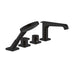 AXOR Citterio E 4-Hole Thermostatic Roman Tub Set Trim with 1.75 GPM Handshower