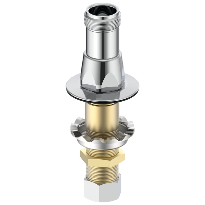 Deck-Mount Assembly For Rigid/Swivel Spouts