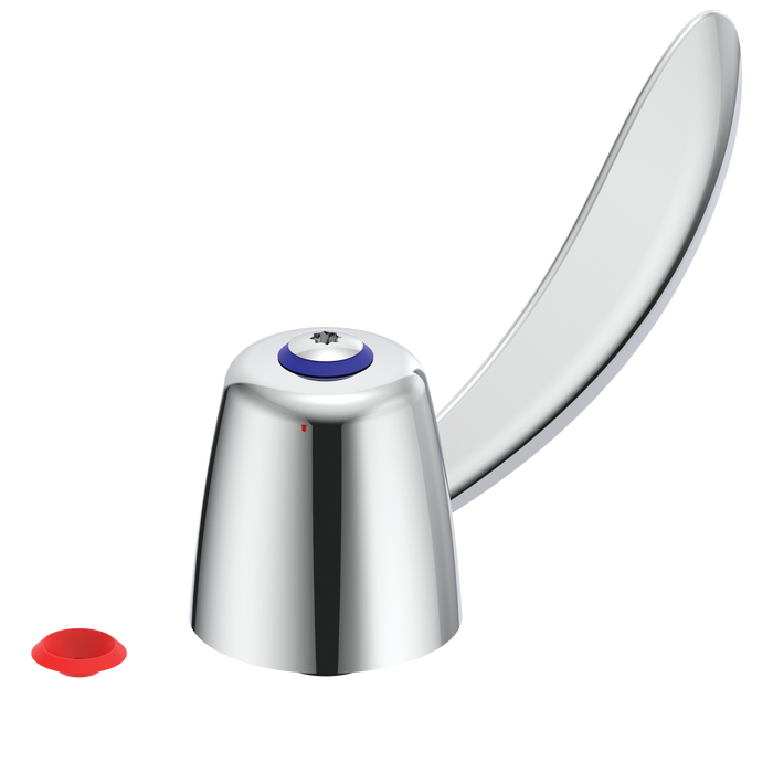 Single Hooded Curved Lever Handle Kit - 4"