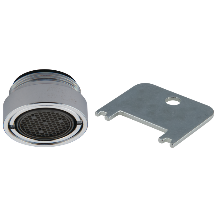 Aerator and Key Sub-Assembly - Vandal-Resistant - Male - 2.2 GPM (77159)