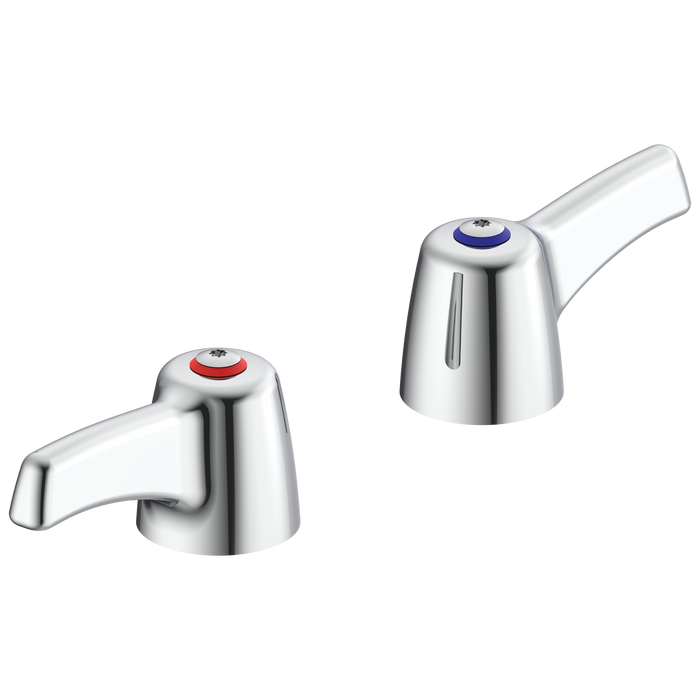 Two Hooded Lever Handles - 3" - TI