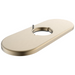 4" Coverplate Matte Black