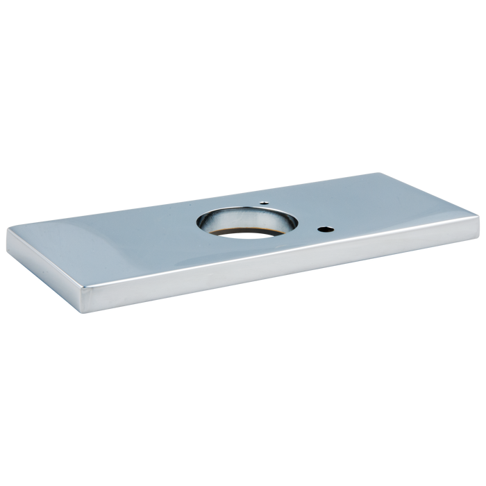 4" Rectangular Plate Assembly Chrome