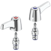 Two Hooded Lever Handles - 3" - Cer-Teck(R)