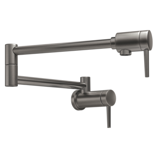 Delta 1165LF Contemporary Wall Mount Pot Filler, black stainless - view 2