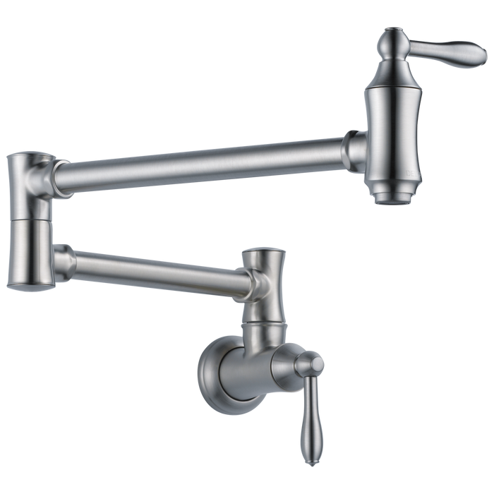 Delta:1177LF Traditional Wall Mount Pot Filler