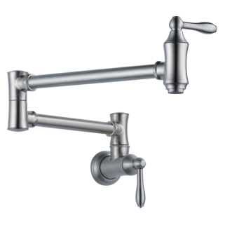 Delta:1177LF Traditional Wall Mount Pot Filler