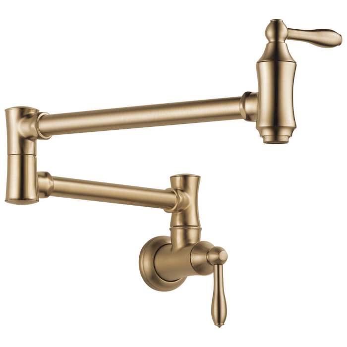 Delta:1177LF Traditional Wall Mount Pot Filler