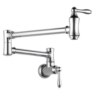 Delta:1177LF Traditional Wall Mount Pot Filler