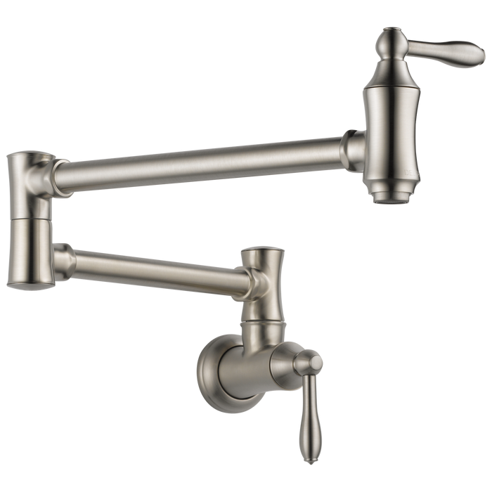 Delta:1177LF Traditional Wall Mount Pot Filler