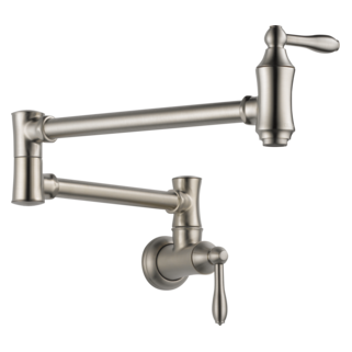 Delta:1177LF Traditional Wall Mount Pot Filler