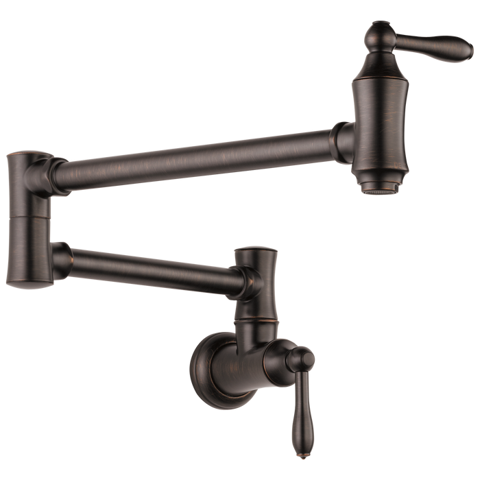 Delta:1177LF Traditional Wall Mount Pot Filler