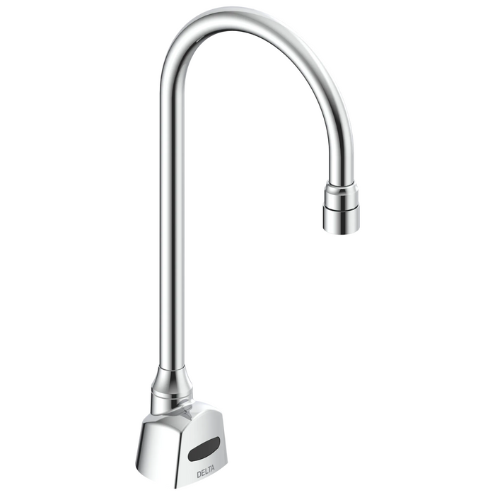 Delta Commercial 1500T Series:1500T3320 Single Hole Hardwire Electronic Basin Faucet with Gooseneck Spout