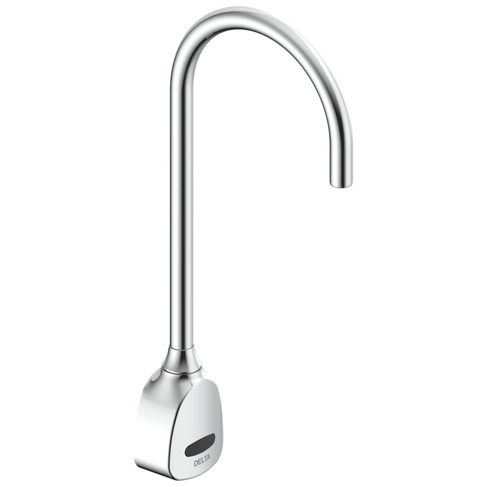 Wallmount Electronic SE Gooseneck Faucet, Hardwire, 2.2gpm