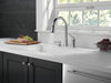 Delta Kate 16970 Single Handle Pull-Down Kitchen Faucet with Soap Dispenser