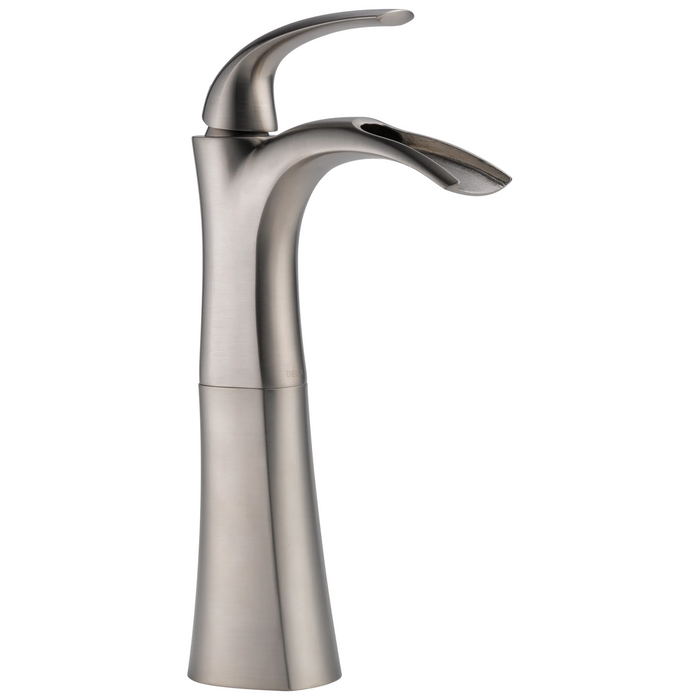 Delta Nyla: Single Handle Centerset Bathroom Faucet with Riser