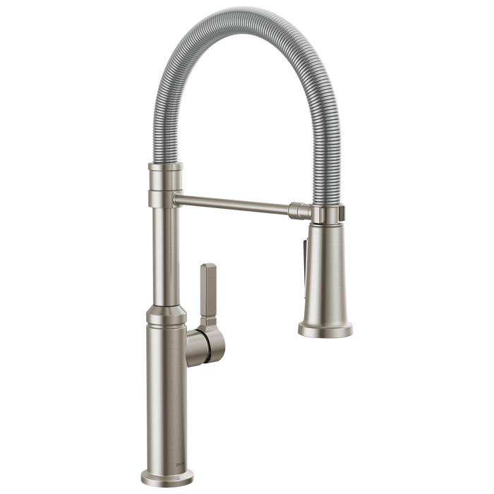 Delta Rhett 18829 Single Handle Pull-Down Kitchen Faucet With Spring Spout