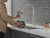 Delta Rhett 18829 Single Handle Pull-Down Kitchen Faucet With Spring Spout