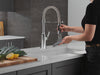 Delta Ermelo 18887 Single Handle Pull-Down Kitchen Faucet With Spring Spout