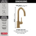Delta Trinsic:1959LF True Bar Limited Swivel