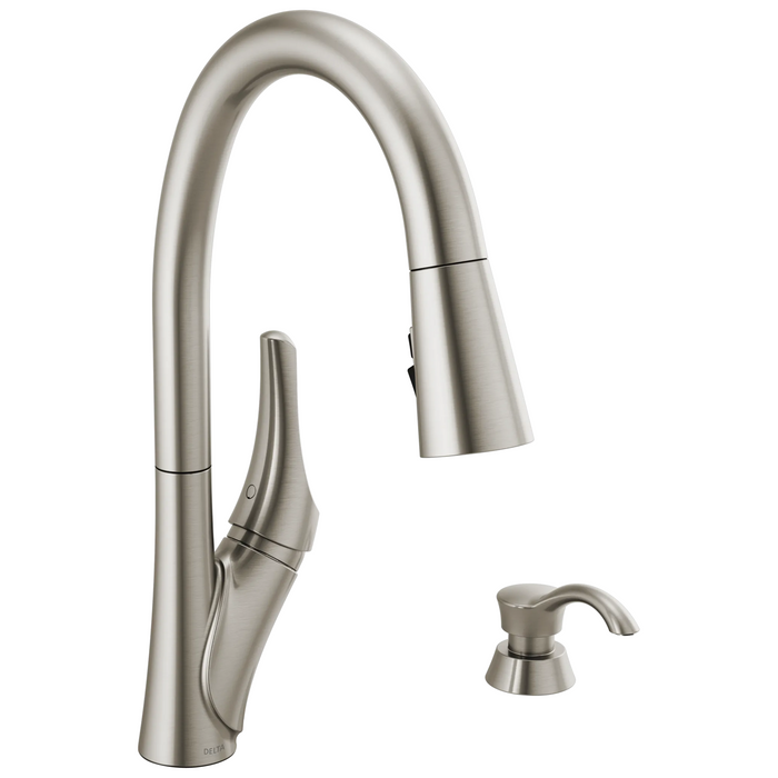 Delta Lowry: Single Handle Pull-Down Kitchen Faucet