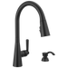 Delta Boyd 19893Z Single Handle Pull-Down Kitchen Faucet with Soap Dispenser and ShieldSpray Technology