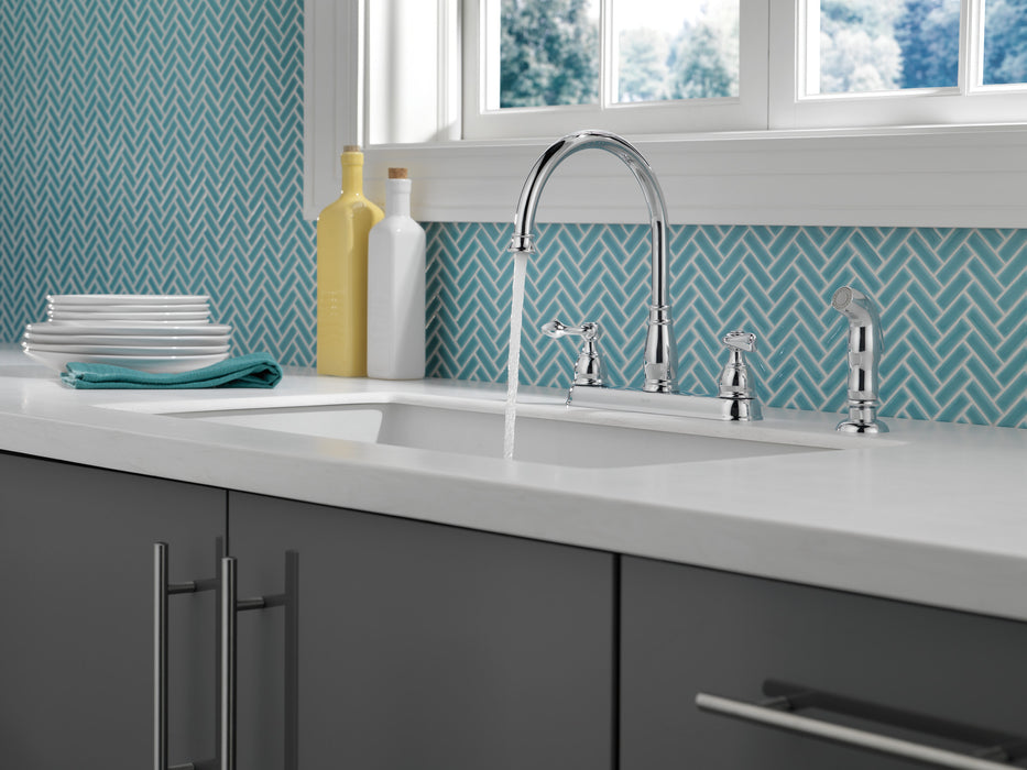 Delta Windemere:21996LF Two Handle Kitchen Faucet