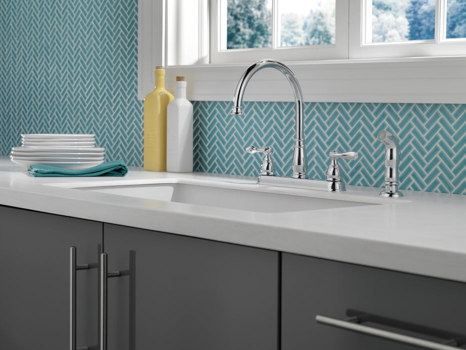 Delta Windemere:21996LF Two Handle Kitchen Faucet