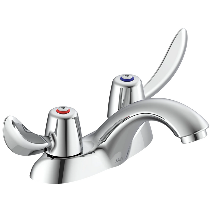 Two Handle Centerset Lavatory Faucet - Less Pop-Up