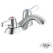 Two Handle Centerset Lavatory Faucet with Grid Strainer