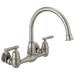 Two Handle Wall Mounted Kitchen Faucet