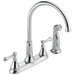 Delta Cassidy:2497LF Two Handle Kitchen Faucet with Spray