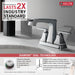 Delta Ashlyn:2564 Two Handle Centerset Bathroom Faucet