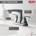 Delta Ashlyn:2564 Two Handle Centerset Bathroom Faucet