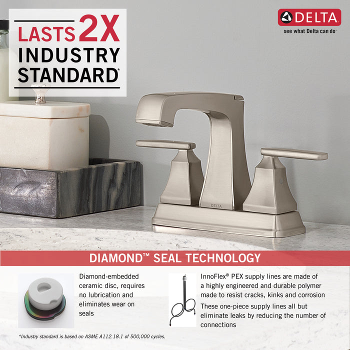 Delta Ashlyn:2564 Two Handle Centerset Bathroom Faucet
